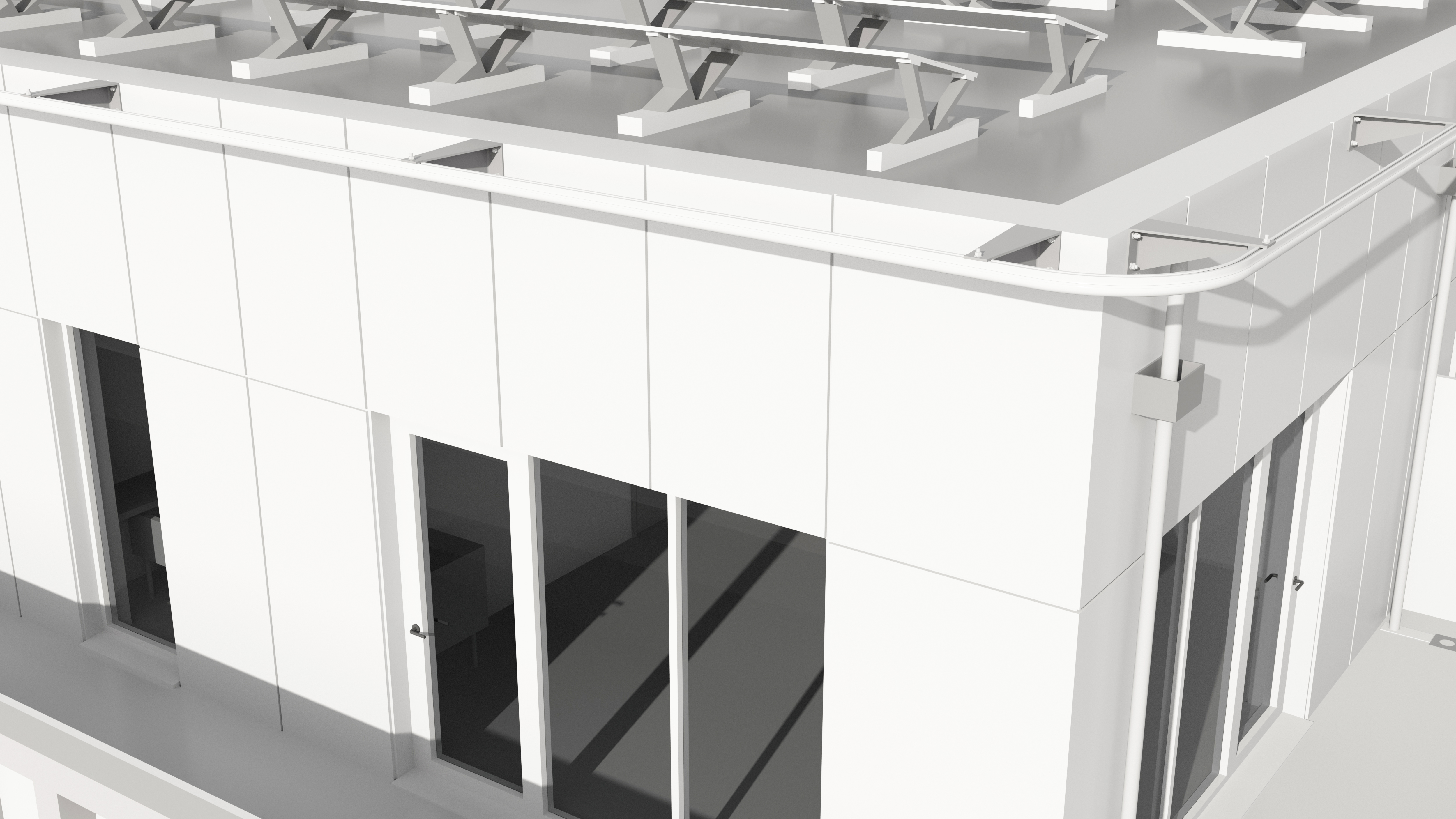Rooftop Guardrail, Railing for Roof Edge Protection - Kee Safety