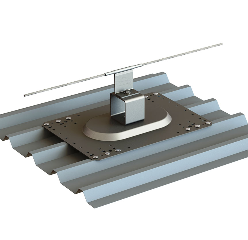 金属板屋面生命线
