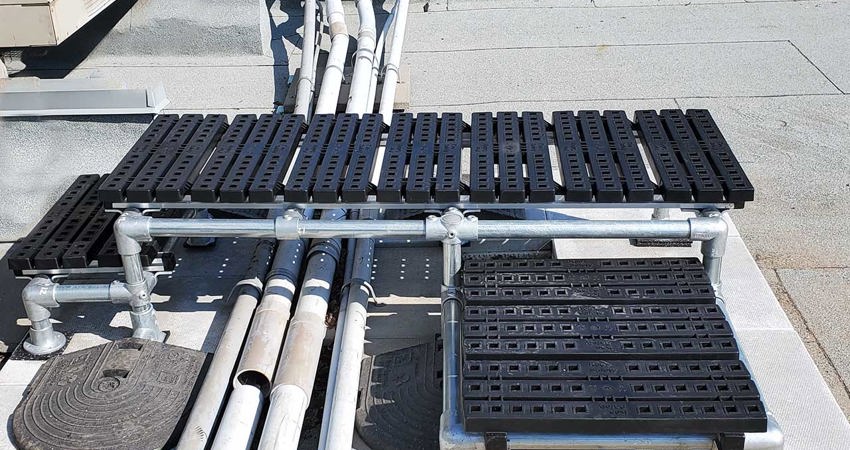 Step Over Tablet Kee® Step Mini Stepover - For Smaller Rooftop Obstacles - Kee Safety