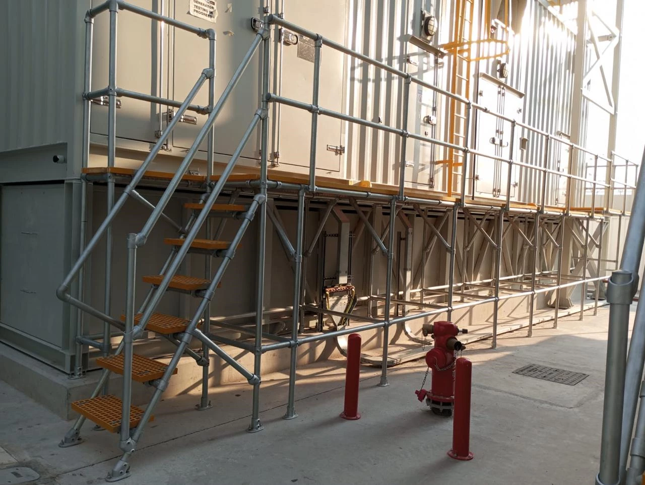 Genset Access Platforms | Kee Genset Platform | Modular Access Platforms