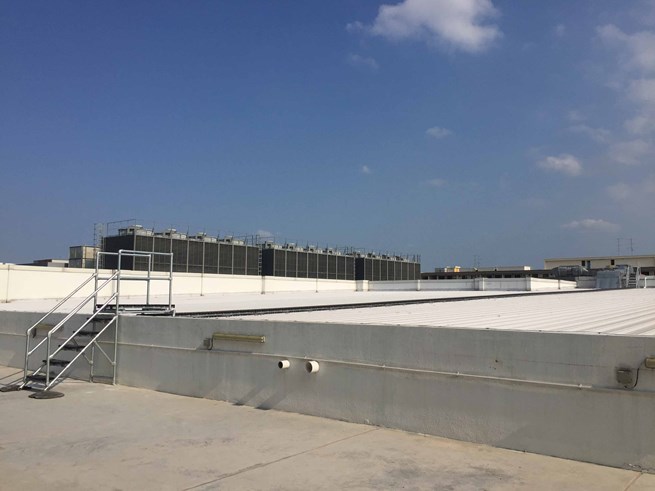 Roof Walkway And Step Over