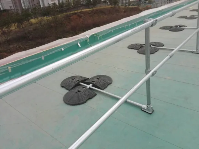 Free Standing Rooftop Guardrail