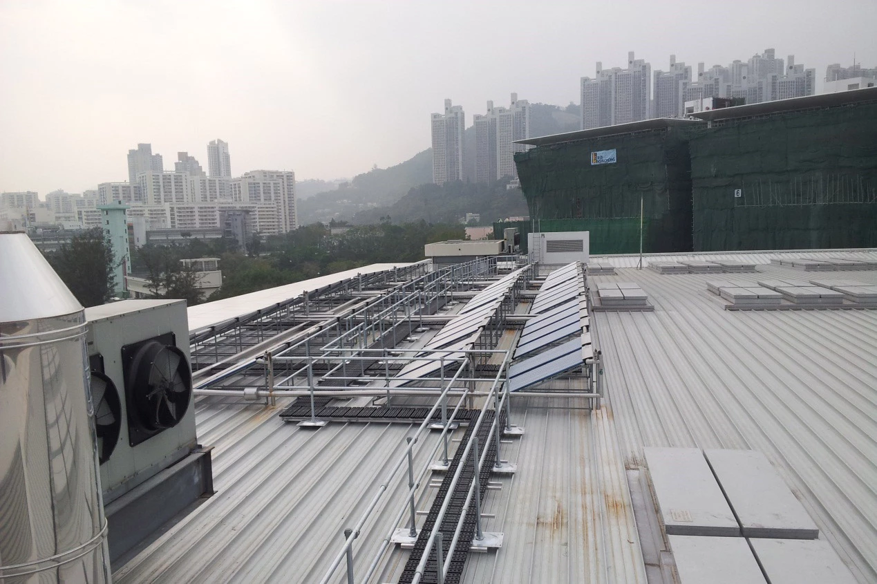 Rooftop Railings for Metal Roof without drilling the roof