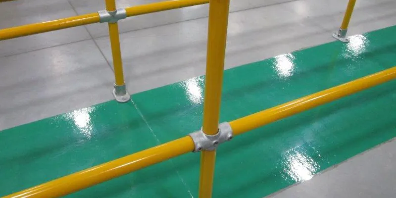 Safety Railing and Modular Guardrail made from Slip-on Railing Fittings ...