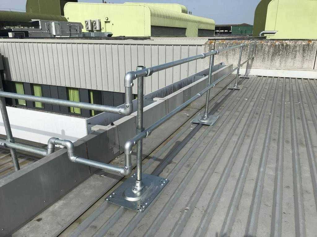 Rooftop Railings for Metal Roof