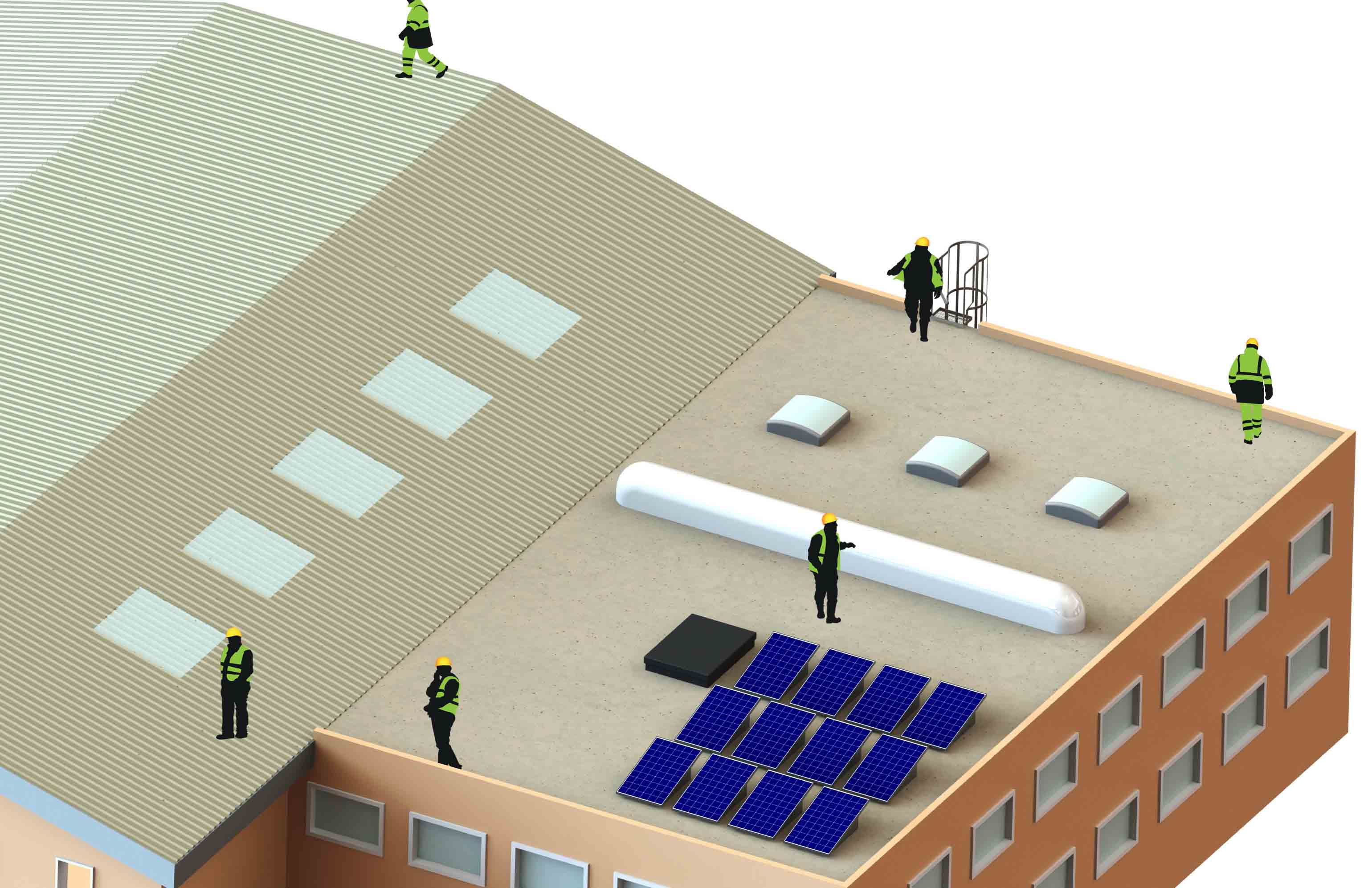 Hazards Uprotected Roof Edges